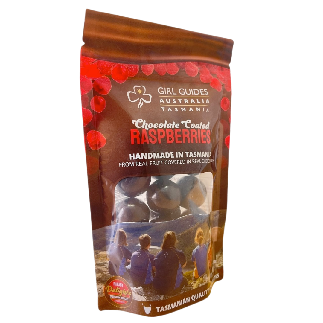 Rhuby Delights Chocolate Coated Raspberries
